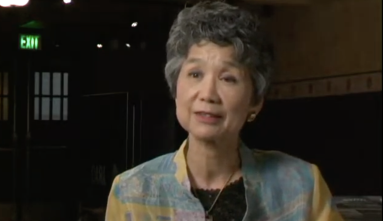 Masako Iono speaks to the camera